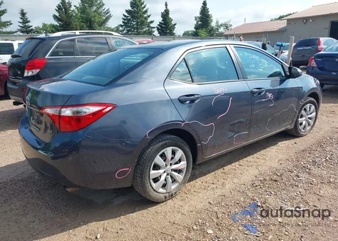 2016 Toyota Corolla Le from USA, damaged, VIN 5YFBURHE2GP555453